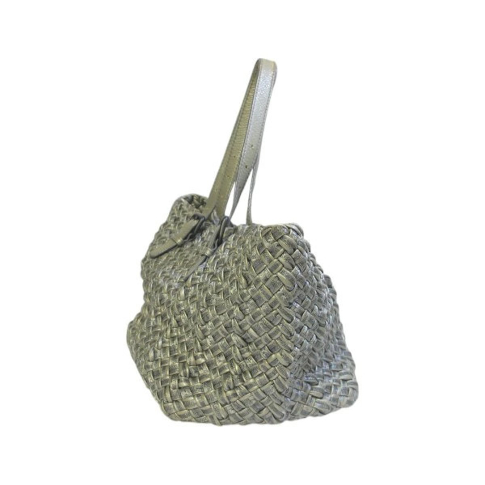 BOTTEGA VENETA Intrecciato Tote Bag Silver AB